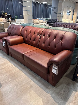  Диван Ванкувер 3Р 3р Madras, Oxblood 6030-R-10B Outlet